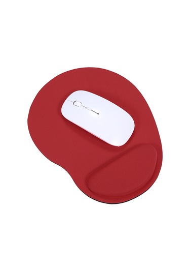 Mouse Pad Pc Dizüstü İçin Bilek Dinlenme Desteği İle,kırmızı