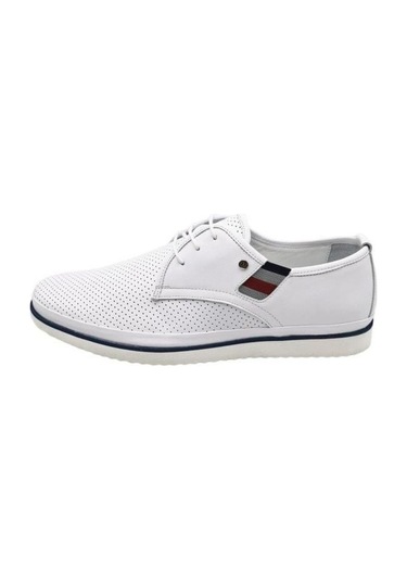 United 18061 Beyaz Büyük Numara Erkek Ayakkabısı Beyaz