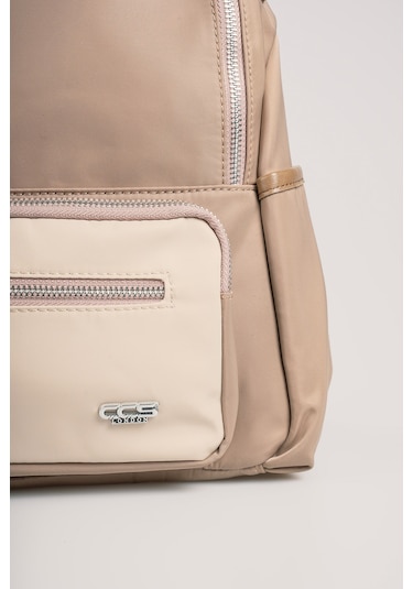 Ççs Kadın Sırt Çantası Ccs18026 Bej-vizon Bej-vizon Bej - Vizon