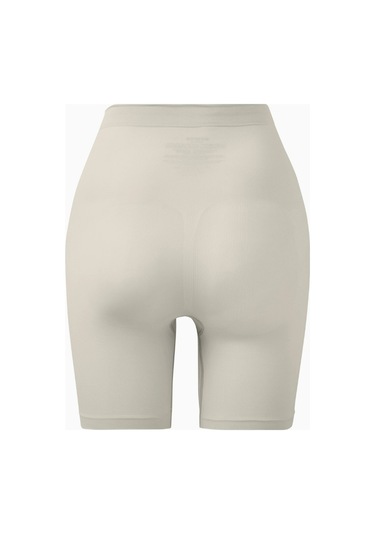 Skims Seamless Sculpt Mid - Thigh Shorts, Yüksek Bel Şekillendirici Şort Açık Bej