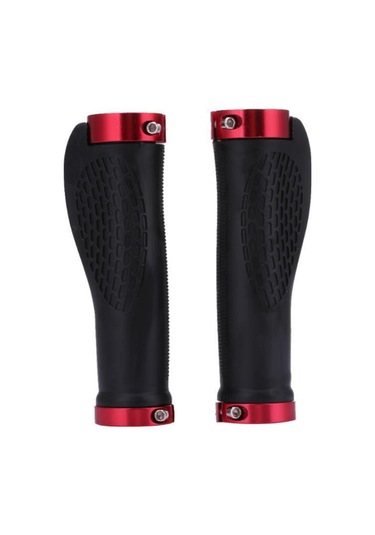 Ranyeek Mountain Bisiklet Alüminyum Kilitleme El Koruması, Lastik Anti Kayma Tutamak, Sarı Çift, Dayanıklı Parça Sarı