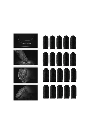 Suntek Oyun Parmak Ucu Kolu 20 Parça Siyah