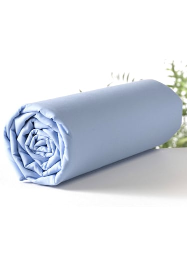 Maki Home Açık Mavi 100x200+50x70 Tek Kişilik Lastikli Çarşaf Set