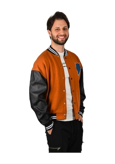 Deepsea Erkek Taba Kolej Yaka Mont 2304771 Taba