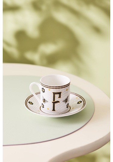 Karaca  F Harfli Kahve Fincanı 80 ml