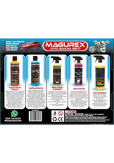 Magurex 5'li Oto Bakım Seti