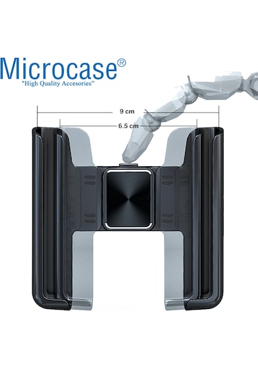 360° Araç İçi Izgaralıktan Metal Kelepçeli Telefon Tutucu -AL3741