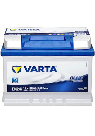 Varta Blue Dynamic D24 12 V 60 Ah 540 Cca Akü - 2025