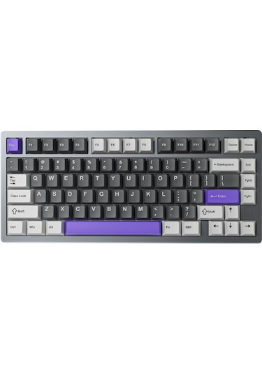 Furycube F75 Ultra Alüminyum Mekanik Klavye - Rgb, Hotswap, Kablosuz & Kablolu & Bluetooth , Mac/win