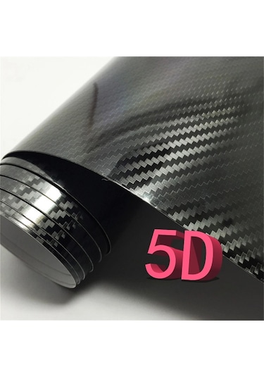 152Cmx 1Metre 5D Karbon Fiber Kaplama - Kuvvetli Yapışkan Tutuş