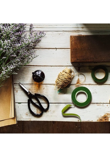 Roco Paper Çiçek Bandı Koyu Yeşil 12 Rulo 1 Cm X 35 M