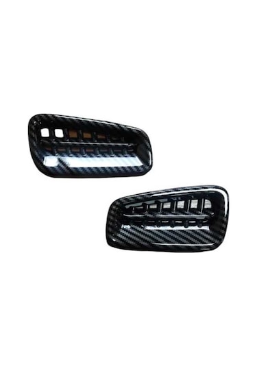 Honda Cıvıc Fe1 Uyumlu 2022+Üst Menfez Kaplama Karbon