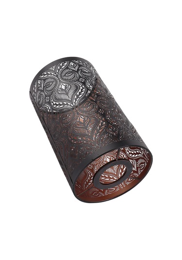 Hangfox E27/e26 Demir Halıklı Lamba Avizesi - Kuşak Desenli, Gölge Efekti Veren, Modern Stilde, Kolay Kurulum, Yıkama Uygun Diğer