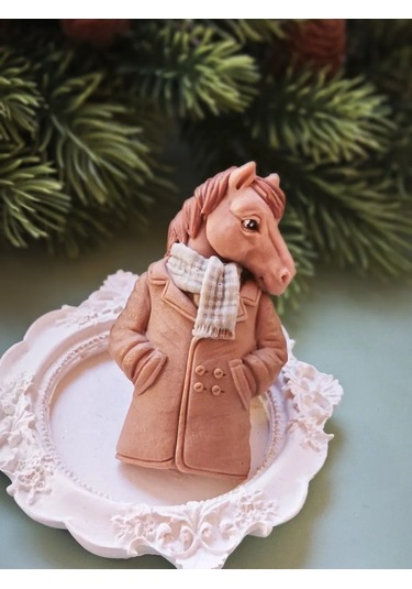 Tvoe Hobby Silikon Kalıp 2d "paltolu At" 401280104 Diğer