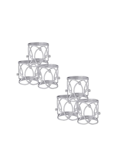 Sones Cjk1019 Üç Boyutlu Elmas İşlemeli Peçete Tokası Otel Masası Düğün Ziyafet Aksesuarları Gümüş