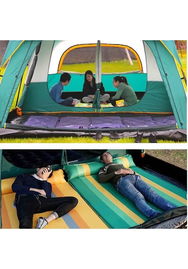 Efsane Kamp Aile Boyu Büyük Kamp Çadırı 12 Kişilik 2-oda 1 Salon Pembe