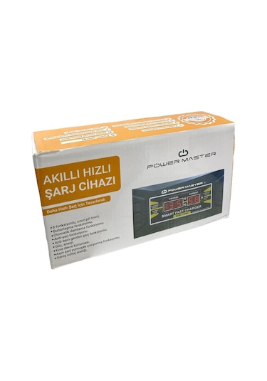 Powermaster Son-1206d 12volt 6amper Dijital Akıllı Akü Şarj Cihazı