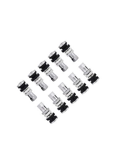 Yaleker Alüminyum Tamir Seti: Eşik Servisli, Rüzgar Geçirmez, Atv, Mower, Moto İçin Kısa Vana Sapları - Paslanmaz Kapaklı Tr161