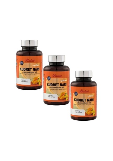 Balen Kudret Narı ve Sarı Kantaron Yağı Yumuşak Kapsül 1580 mg 100 Kapsül 3 Adet