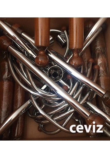 Demirelindirim Portmanto Ayaklı Askılık -Palmiye Tasarım Imalattan Satış Ceviz