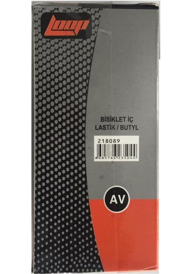 Loop İç Lastik - 700 x 18/25c Av60 Yol. Yarış. Şehir Bisikleti