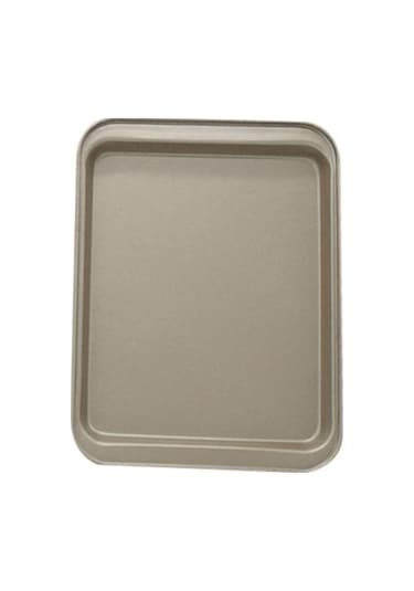 Altın Dikdörtgen Paslanmaz Kek Fırını Çelik Yapışmaz Ekmek Mutfak Pişirme Tepsisi Gadget 33cm X 23cm X 2cm Altın