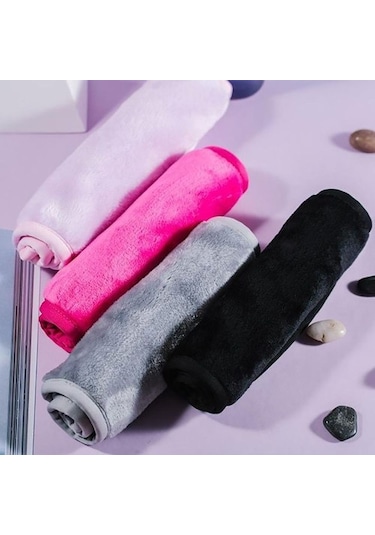 Betty Becky Yeniden Kullanılabilir Mikrofiber Makyaj Temizleme Havlusu - Cilt Bakımı Ve Yüz Temizleme Mendili