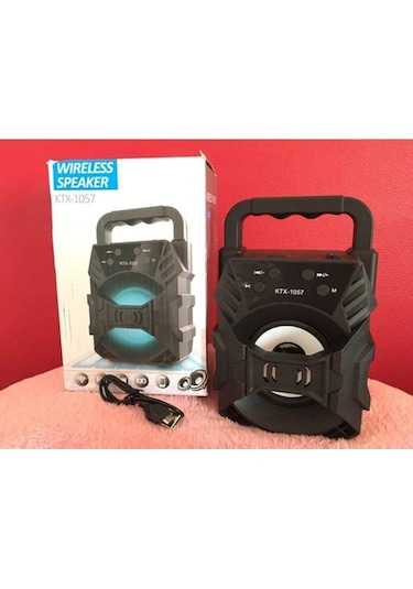 Polygold KTX-1057 Işıklı Ses Bombası Bluetooth Hoparlör