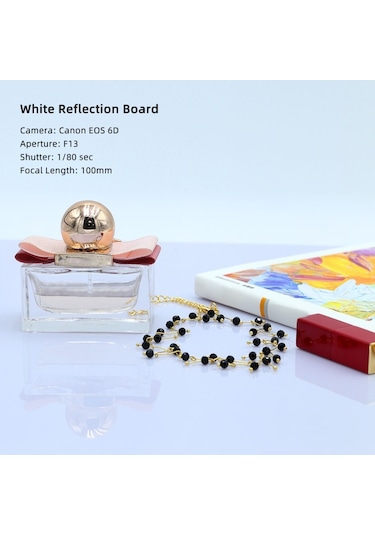 Puluz 40 CM Fotoğrafçılık Akrilik Yansıtıcı Arka Plan Kartı Beyaz