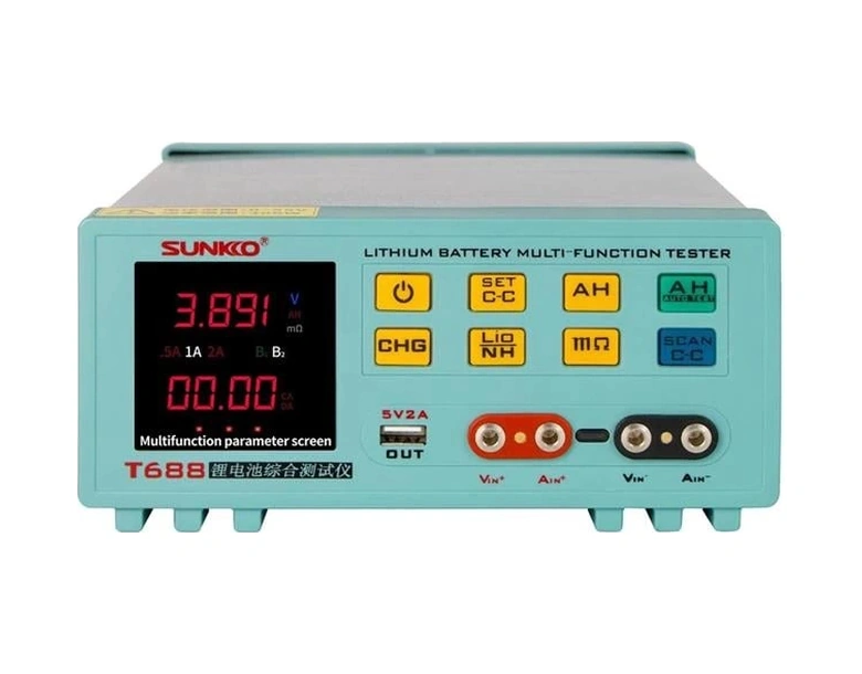 Sunkko T-688 55v Lityum Pil Test Cihazı