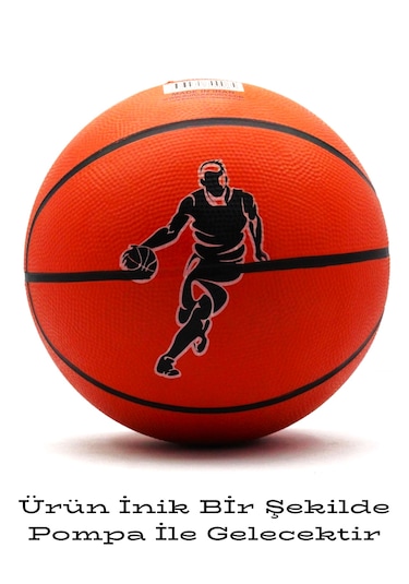 Basketbol Topu Iç Dış Mekan Pompa Hediyeli 7 Numara Turuncu
