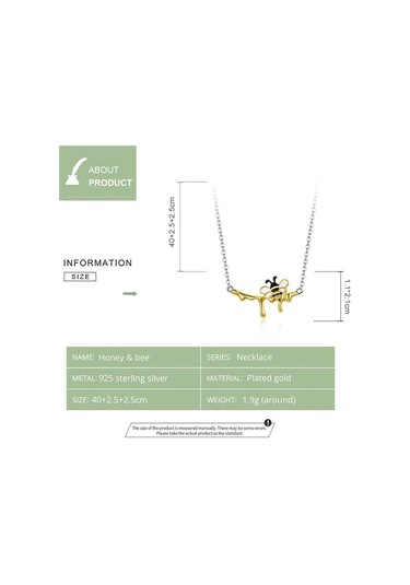 Bamoer 925 Ayar Gümüş Canlı Bumblebee Ve Tatlı Bal Kolye Parlak Emaye Kaplama Altın Zincir Kolye Kadınlar İçin Moda Takı Altın Bamoer 925 Ayar Gümüş Canlı Bumblebee Ve Tatlı Bal Kolye Parlak Emaye Kaplama Altın Zincir Kolye Kadınlar İçin Moda Takı Altın
