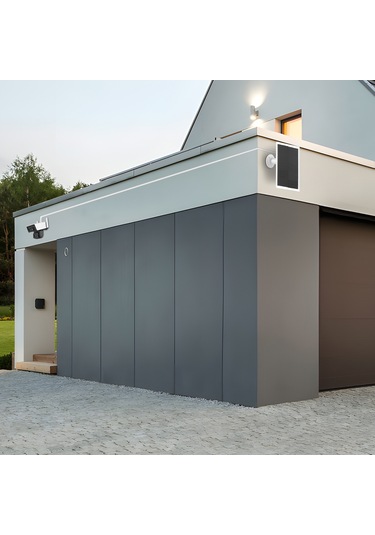 Skycity Monokristal Güneş Paneli 10w 5v, Ip65 Su Geçirmez, 360 Döner, 22-24% Dönüşüm Oranı, Dış Mekan Güç Kaynağı, Type-c Çıkışlı, Beyaz