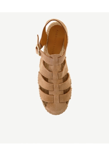 Yargıcı Süet Kafesli Espadril 26ykay4048x 209 Bej