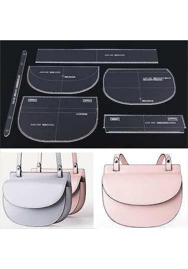 Suntek Deri Cüzdan Çanta Için Şeffaf Akrilik Şablon Desen