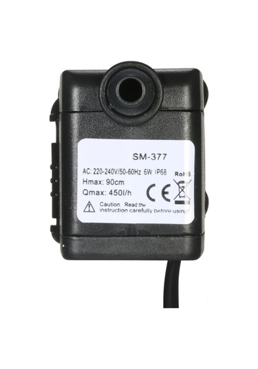 Tenfowee 6w Su Altı Pompa, Akvaryum Ve Bahçe Çeşmeleri İçin Ip68 Su Geçirmez Pompa, Sm-377 Model