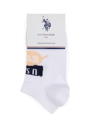 U.s. Polo Assn. Erkek Çocuk Beyaz Çorap Patik 50311347-vr013 Beyaz