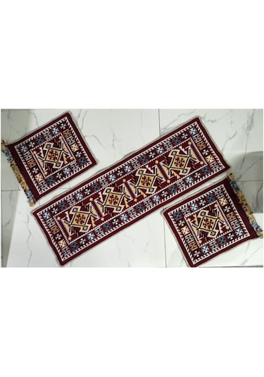 Elmass Oto Koltuk Kilim Seti - Ön Ve Arka Koltuk Üstü 3 Parça 491079345