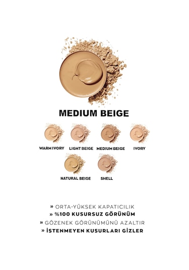 Avon Ideal Flawless Pata Krem Fondöten Medium Biege