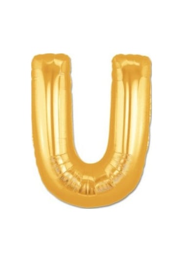 Altın Sarısı Folyo Harf Balon 1 Metre Renkli