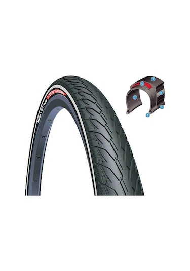Mitas Rubena 26x1.75-2 Flash V66 Stop Thorn Zırhlı Dış Lastik