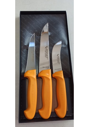 Atsan Kasap Bıçak Seti Turuncu