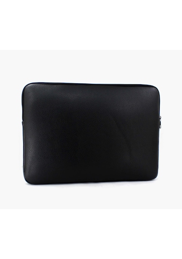 Siyah Renk Büyük Boy 15,6 İnç Macbook Kılıf Ve Laptop Çantası Siyah