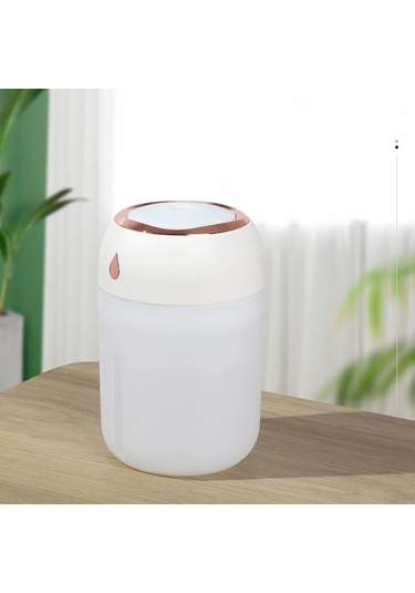 Tenfowee 330ml Gri Taşınabilir Nemlendirici, Gece Işıklı, Sessiz Çalışma, Ev Ve Araç Kullanımı İçin İdeal