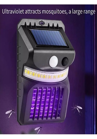 Güneş Enerjili Sinek Öldürücü Sensörlü Solar Lamba