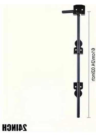 Besthome1 Dream011 18 Inç Siyah Çelik Yer Anchörü Kapı Kilit