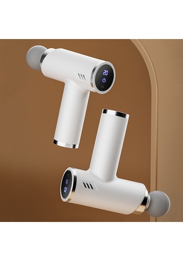 Sones Lcd Değişken Frekanslı Sessiz Fasya Tabancası Yüksek Frekanslı Titreşimli Kas Gevşeme Masaj Aleti Haki