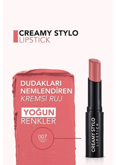 Flormar Creamy Stylo Yarı Parlak Stick Ruj 007 Pinky