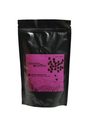 Mineiro Coffee Etiyopya Sidamo Öğütülmüş Filtre Kahve 250 G