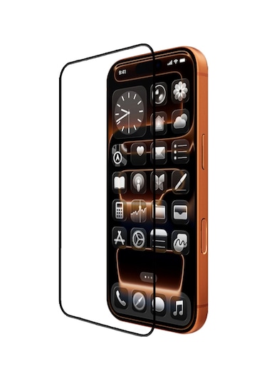 Apple Uyumlu   iPhone 16 Plus Mohseven Safir Coating Hd Temperli Cam Ekran Koruyucu Şeffaf